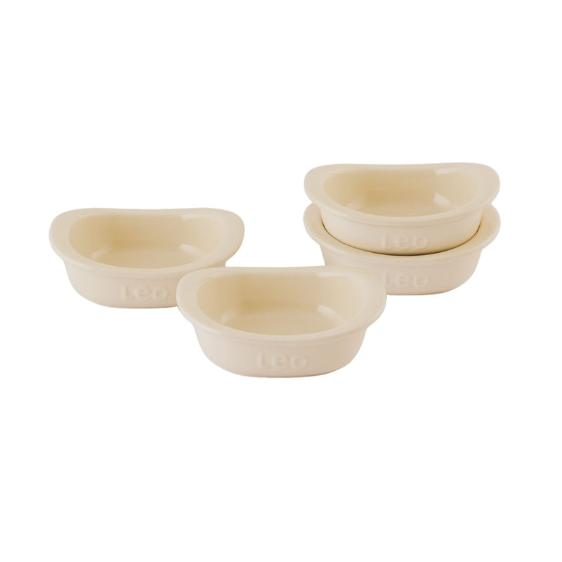 LEO 4-pc ramekin carré Balance 0,20L