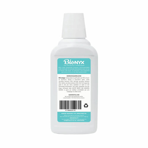 BIOnyx Nettoyant RVS & Aluminium 500 ml