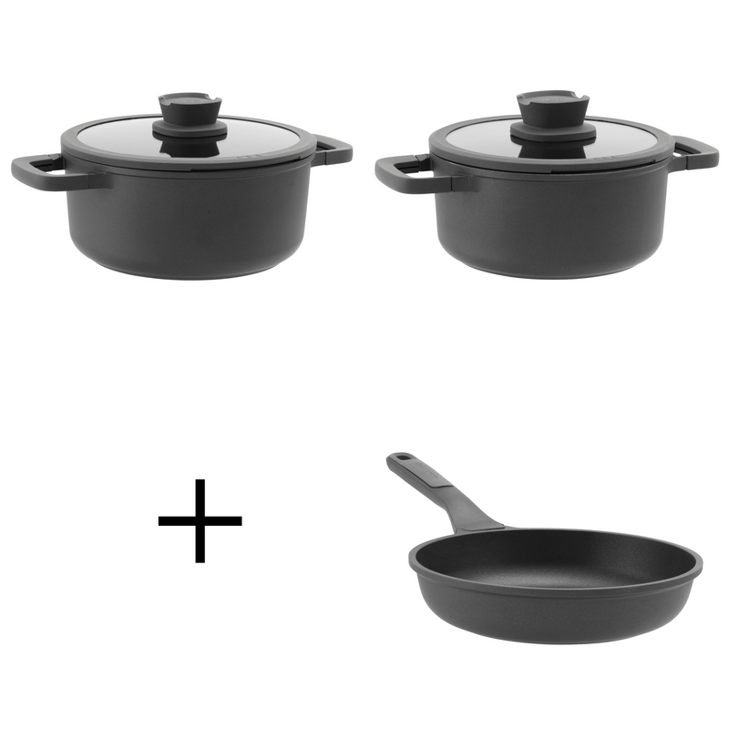PROMO Stone+ Kookset Ø 20 cm Ø 24 cm