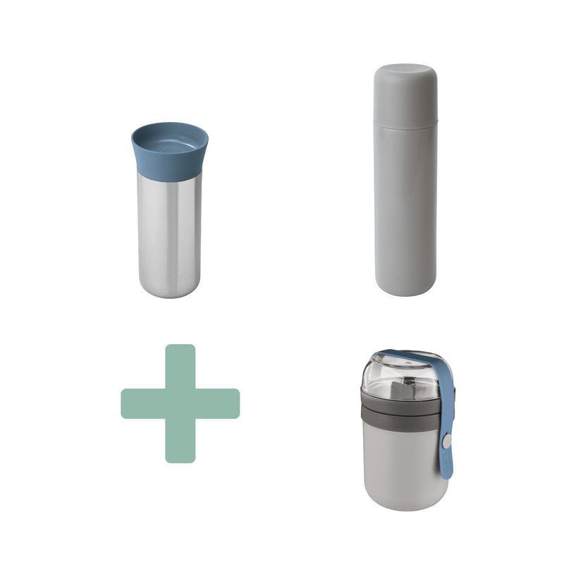 Box On the Go - Thermosfles - Thermosbeker + Lunchpot