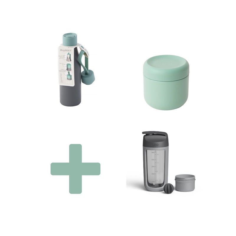 Box On the Go - Thermosfles - Voedselcontainer + Shakerfles