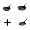 Phantom Promo – Braadpan Ø 24 cm – Braadpan Ø 28 cm – Pannenkoekenpan Ø 25 cm